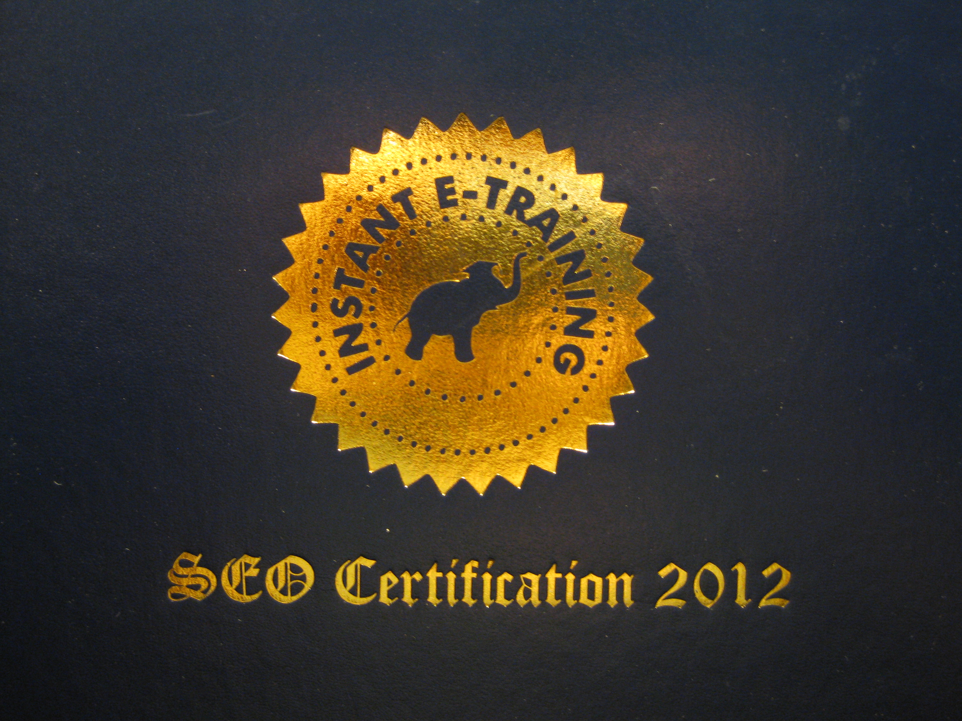 seo training badge 2012