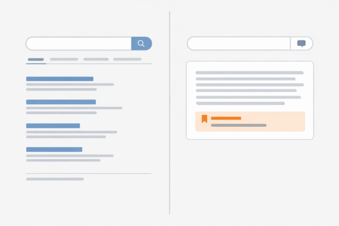 traditional seo visibility vs ai discoverability